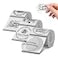 NIIMBOT 3 Rolls Round Clear Labels for B1 B21 B3S K3 Label Maker 2 x 2 50x50mm Printer Labels Food Labels for Jars Personalized Editable Labels for HomeSchoolOffice