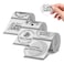 NIIMBOT 3 Rolls Round Clear Labels for B1 B21 B3S K3 Label Maker 2 x 2 50x50mm Printer Labels Food Labels for Jars Personalized Editable Labels for HomeSchoolOffice