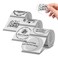 NIIMBOT 3 Rolls Round Clear Labels for B1 B21 B3S K3 Label Maker 2 x 2 50x50mm Printer Labels Food Labels for Jars Personalized Editable Labels for HomeSchoolOffice