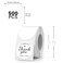 FINDAT White Round Thermal Labels 15 Inch Vinyl Circle Waterproof Direct Printer Sticker SelfAdhesive Perforated Name Tag for Logo DIY QR Design Office Address 500 PCS