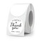 FINDAT White Round Thermal Labels 15 Inch Vinyl Circle Waterproof Direct Printer Sticker SelfAdhesive Perforated Name Tag for Logo DIY QR Design Office Address 500 PCS
