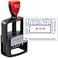 Rubber Stamp Creation MaxMark Heavy Duty Style 5 Date Stamp with Approved self Inking Stamp 2 Color BlueRed Ink