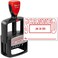 Rubber Stamp Creation MaxMark Heavy Duty Style 5 Date Stamp with Scanned self Inking Stamp Red Ink