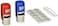 2000 Plus Stamp Kit SelfInking and PreInking 10 Office Themed Messages for Business and Office Use Red and Blue Ink 030459