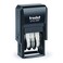 Trodat Printy 4850 Date Stamp Pocket Sized Self Inking Stamp with Approved Copy Entered Scanned Blue and Red Ink 34 x 1