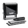 Trodat Printy 4912 Self Inking Do it Yourself DIY 4 line Personalized Custom Message or Address Stamp kit with Black Ink Impression Size 34 x 178 inch Black
