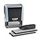Trodat Printy 4912 Self Inking Do it Yourself DIY 4 line Personalized Custom Message or Address Stamp kit with Black Ink Impression Size 34 x 178 inch Blue