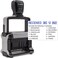 Rubber Stamp Creation 5117 Professional 12Message Stamp wDater SelfInking Blue Ink Color