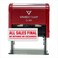 Vivid Stamp All Sales Final No Refunds No Exchanges Self Inking Rubber Stamp Red Ink Large