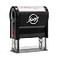 Miseyo Paid Stamp Self Inking with Date Check Number Amount Red Ink