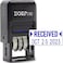 ZIGEL D50 Date Stamp with Received Self Inking Date Stamp Blue