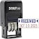 ZIGEL D50 Date Stamp with Received Self Inking Date Stamp BlueRed