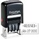 ExtraMark Ultra Dater SelfInking Rubber Date Office Stamp with Received Phrase Date Style 2 Black Ink 12Year Band