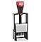 2000 PLUS 4In1 Message Date Stamp ENTERED FAXED RECEIVED PAID SelfInking 134 x 118 impression Red and Blue Ink 011035