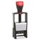 2000 PLUS 4In1 Message Date Stamp ENTERED FAXED RECEIVED PAID SelfInking 134 x 118 impression Red and Blue Ink 011035