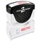 AccuStamp Consolidated Stamp 035540 Accustamp2 Shutter Stamp With Microban Redblue Original 158 X 12