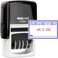 MaxMark Office Self Inking Date Stamp with Phrase Received 2 Color BlueRed Ink