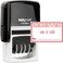 MaxMark Office Self Inking Date Stamp with Phrase Received Red Ink