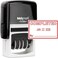 MaxMark Office Self Inking Date Stamp with Phrase Completed Red Ink