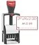 MaxMark Heavy Duty Self Inking Date Stamp with Phrase Paid Red Ink