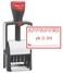 MaxMark Heavy Duty Self Inking Date Stamp with Phrase Approved Red Ink