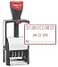 MaxMark Heavy Duty Self Inking Date Stamp with Phrase Denied Red Ink
