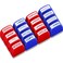 Crtiin 16 Pcs Office Stamp Set Message Self Inking Rubber Stamp Set for Office Stamps Completed Faxed Scanned Stamps for Message SuppliesRed Blue