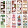 BOBOKA 100 Pieces Book Tracker Bookmarks Bookshelf Design DoubleSided Reading Page Markers Bookmarks for Book Lovers Cute Book Marks for Reading Women Students School Supplies Gifts