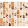 Sepamoon 45 Pcs Boho Magnetic Bookmarks Boho Mid Century Abstract Leaf Magnetic Book Marks Minimalist Line Aesthetic Burnt Orange Art Bookmark Modern Geometric Sun Page Markers Clip for School Office