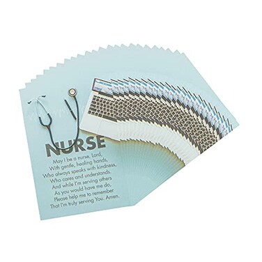 Dicksons May I Be a Nurse Lord Dusty Blue 3 x 2 Mini Cardstock Bookmarks Pack of 24