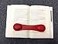 Weighted Bookmarks Genuine Leather Weighted Bookmark for HandsFree Reading Book Holder for Cookbooks and Study 85 Inch