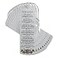 Dicksons Romans Road Silvertone 6 x 2 Cardstock Bookmark with Tassel Pack of 12