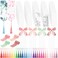 BOBOKA 100 Pieces Acrylic Bookmark Blanks Clear Acrylic Bookmarks with 30 Pieces Tassels and 4 Rolls Chiffon Silk Ribbon Transparent DIY Bookmarks for Book Lover Crafts Present Tag Reading Accessories