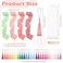 BOBOKA 100 Pieces Acrylic Bookmark Blanks Clear Acrylic Bookmarks with 30 Pieces Tassels and 4 Rolls Chiffon Silk Ribbon Transparent DIY Bookmarks for Book Lover Crafts Present Tag Reading Accessories