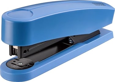 Novus B2 Compact Stapler 25 Sheet Capacity Precision Staple Guide German Engineered StaplePinTack Easy Blue 0201918