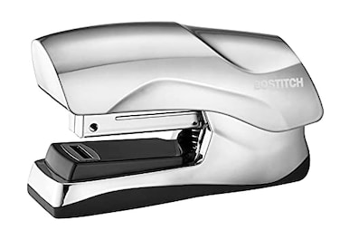 Bostitch Office Heavy Duty Stapler 40 Sheet Capacity No Jam Half Strip Fits into the Palm of Your Hand For Classroom Office or Desk Chrome