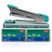 Max HD10 Stapler Set with 2 Boxes 2000 Staples Staple Up to 15 Sheets of Normal Paper