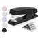 Deli Stapler Desktop Staplers with 640 Staples Office Stapler 25 Sheet Capacity Black