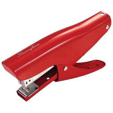Swingline Plier Stapler Handheld Heavy Duty All Metal Stapler 25 Sheet Capacity Jam Free Vintage Rio Red S7010159