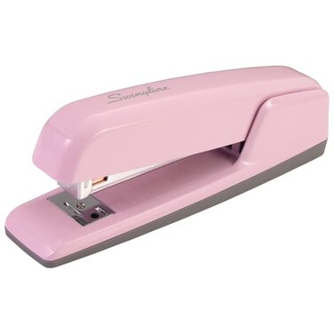 Swingline Stapler 30 Sheet Capacity 747 Business Stapler Jam Free Metal Blush Pink S7074740