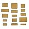 Custom Engraving Plates Brass Engraving Name Plate Set 15 Pieces 3 Styles Mixed Sizes 23 Maximum Length