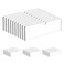 KOTEMON Acrylic Wall Name Plate Holder Office Door Name Plate with Adhesive Tapes Clear Sign Holder Frame 2x8 40 Pack