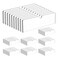 KOTEMON Acrylic Wall Name Plate Holder Office Name Plate with Adhesive Tapes Door Name Plate Wall Nameplate Clear Sign Holder Frame 2x8 80 Pack