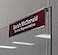 NapTags Glass Cubicle Nameplate Holders 10 x 2 050 Depth Made in the USA SilverSilver 050