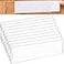 Yulejo 10 Sets Acrylic Name Plate Holder Clear Plastic Sign Frame with Adhesive Tape 2 x 8 Inch Horizontal Wall Plates for Door Office Nameplate Display Trays Home Classroom