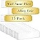 Roowest 15 Pack Acrylic Wall Name Plate Holder with Adhesive Tapes 2 x 8 Inch Clear Holder Frame Acrylic Sign Name Plates for Cubicles Door Office Home Classroom Display