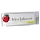 C-Line CLine Plastic Name Tent Holders 414 x 11 Inches Clear Pack of 25 87507