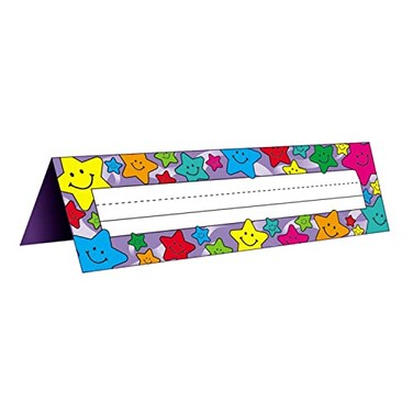 Teacher Created Resources Happy Stars Tented Name Plates TCR1941