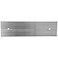 ExcelMark 2x 8Aluminum Wall Mounted Name Plate Holder Office Business Door Sign Holder Wall or Door Silver