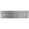 ExcelMark 2x 8Aluminum Wall Mounted Name Plate Holder Office Business Door Sign Holder Wall or Door Silver